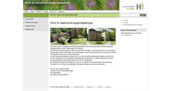 Desktop Screenshot of gastroenterologie-hepatologie.kssg.ch